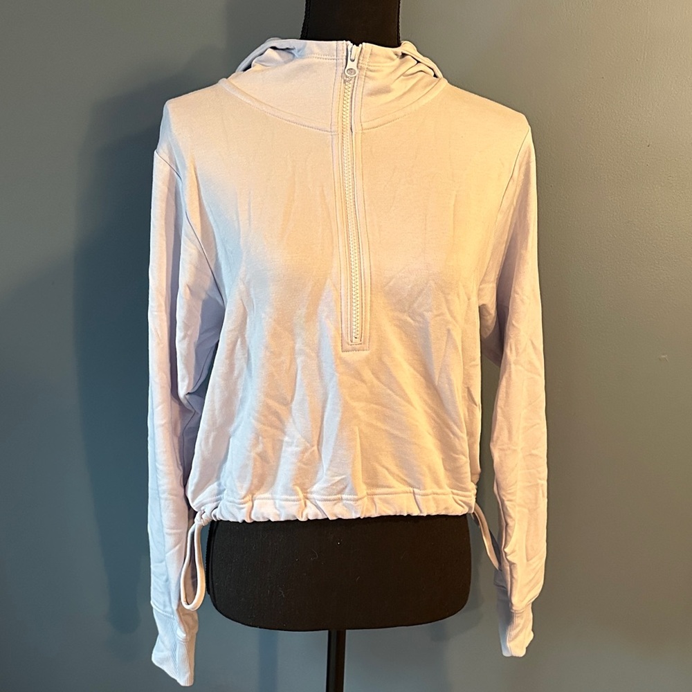 DSG Light Lavender Quarter-Zip Hoodie